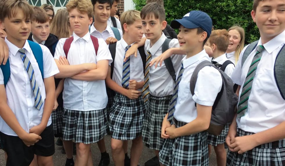Boys' school uniforms in Canada